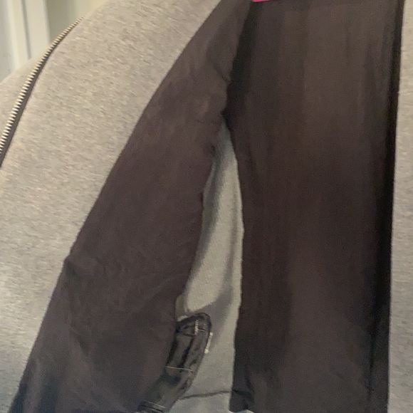 Zara Grey cotton bomber jacket. - size L - Picture 7 of 9